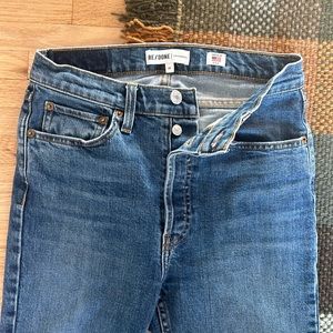Re/done jeans, sz 27